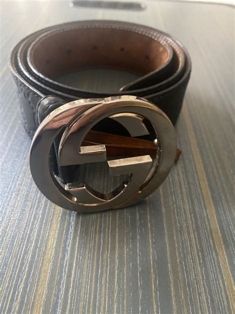 ikat pinggang gucci original|Gucci leather belts.